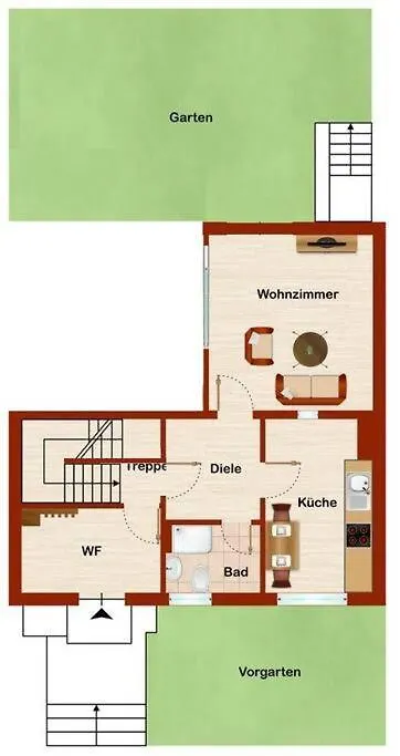 Apartment Im Gruenen Zwischen Messe & Flughafen Koeln! Germany